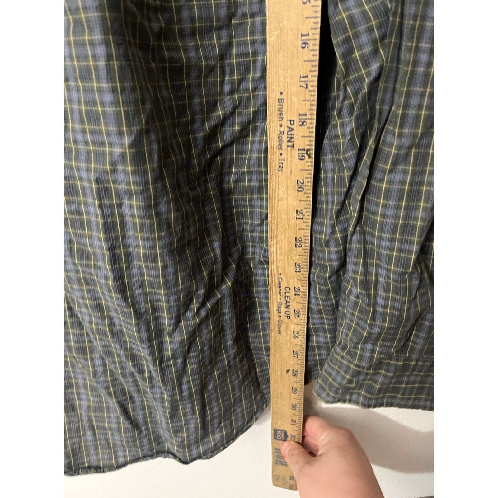 Lands' End Lands' End Button Shirt 16-35 Long Sleeve Mens Multicolor Plaid Cotton Shirt Men Long Sleeve Button-Up Casual Womens? Size US L / EU 52-54 / 3 - 5 Thumbnail
