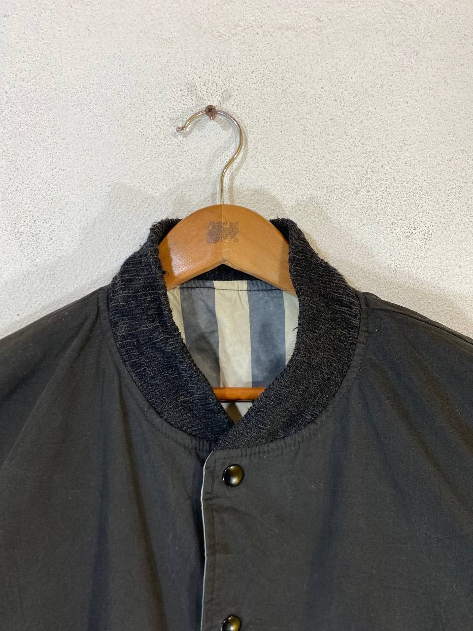 Vintage vintage distressed reversible bomber jacket nice design Size US XL / EU 56 / 4 - 2 Thumbnail