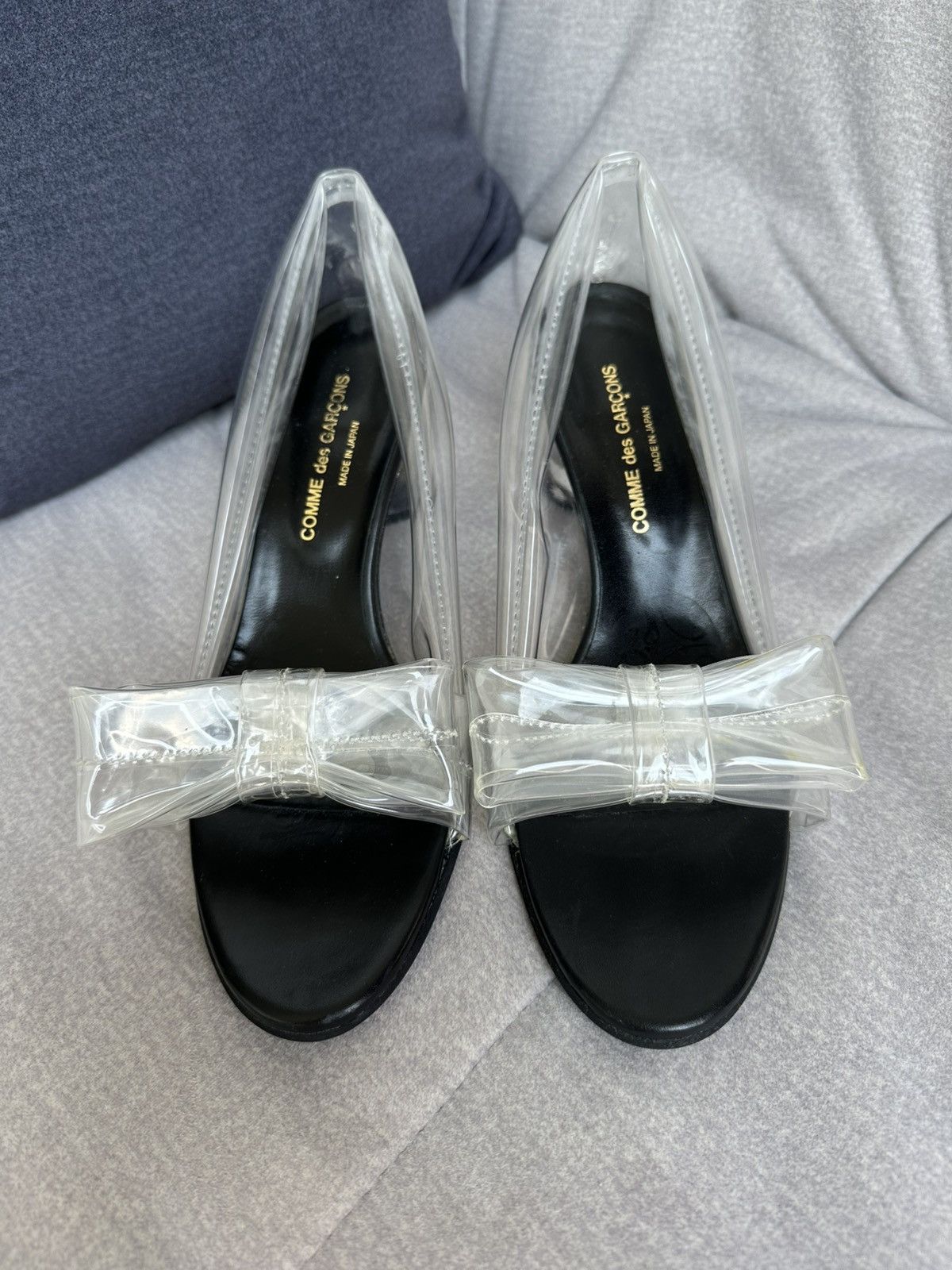 Comme des Garcons Comme Des Garcons Transparent Heels Size US 10.5 / IT 40.5 - 2 Thumbnail