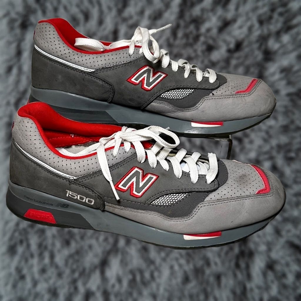 New Balance New Balance Sneaker Nice Kicks 1500 Encap Gray Red Men's 11 Leather Sneakers Size US 11 / EU 44 - 1 Thumbnail