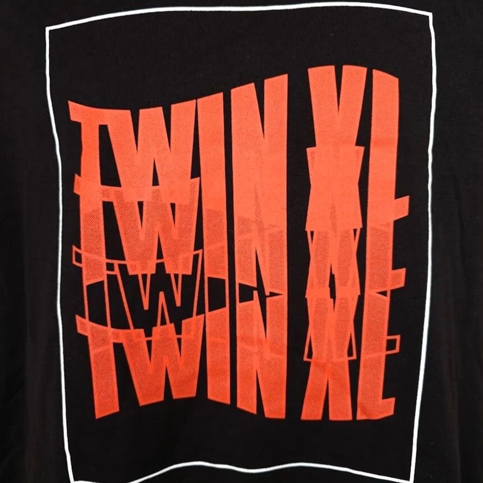 Tultex VINTAGE Twin XL T Shirt Mens Size Medium Black Synth Pop Band Tee Size US M / EU 48-50 / 2 - 3 Thumbnail