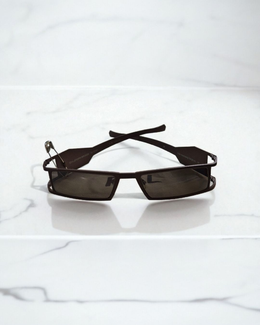 Other Christoph Broich by Theo Sunglasses Brown Titanium Size ONE SIZE - 1 Thumbnail