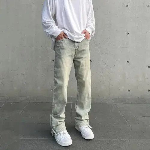 Japanese Brand Skinny Jeans Y2k Fashion Casual Vintage Fit Distressed Size US 32 / EU 48 - 4 Thumbnail