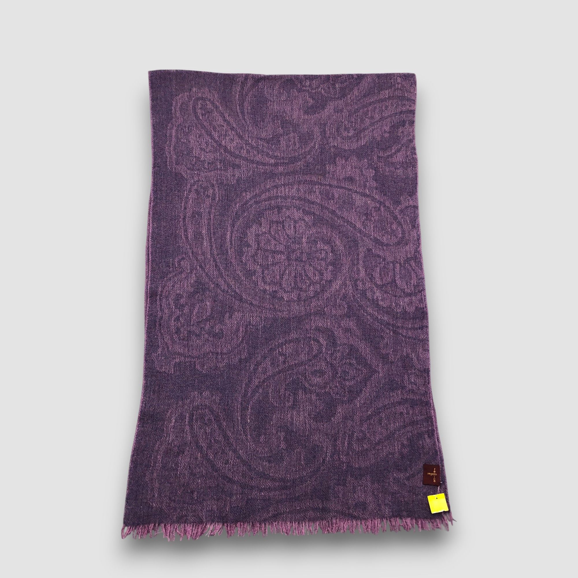Japanese Brand Vintage Felice Regalo Scarf Muffler Wool Cashmere Scarves Size ONE SIZE - 4 Thumbnail