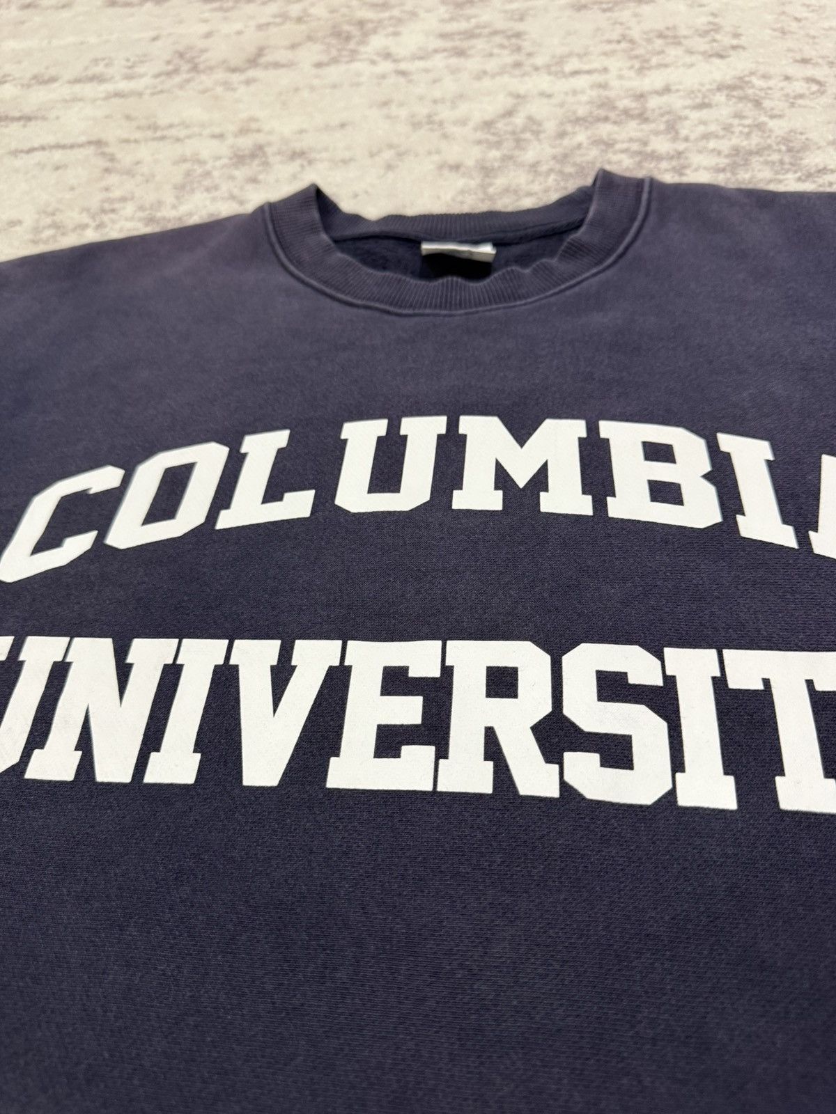 GU Columbia University X Gu Spellout Biglogo Sweatshirt Size US L / EU 52-54 / 3 - 7 Thumbnail
