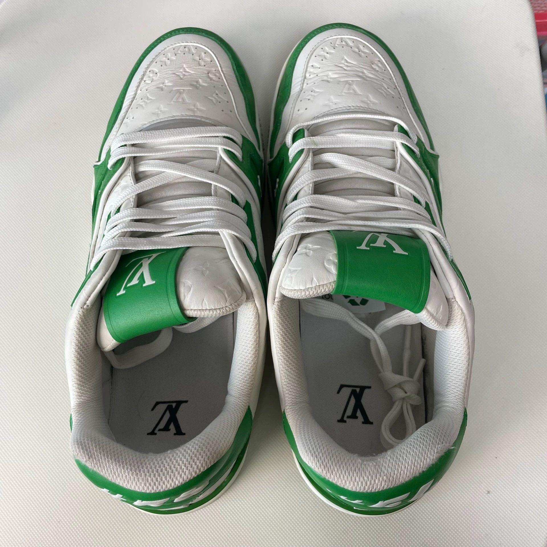 Louis Vuitton LOUS VUTTON Trainer 41.5 Pre-owned Clear Tread O.B. Size US 8.5 / EU 41-42 - 4 Thumbnail