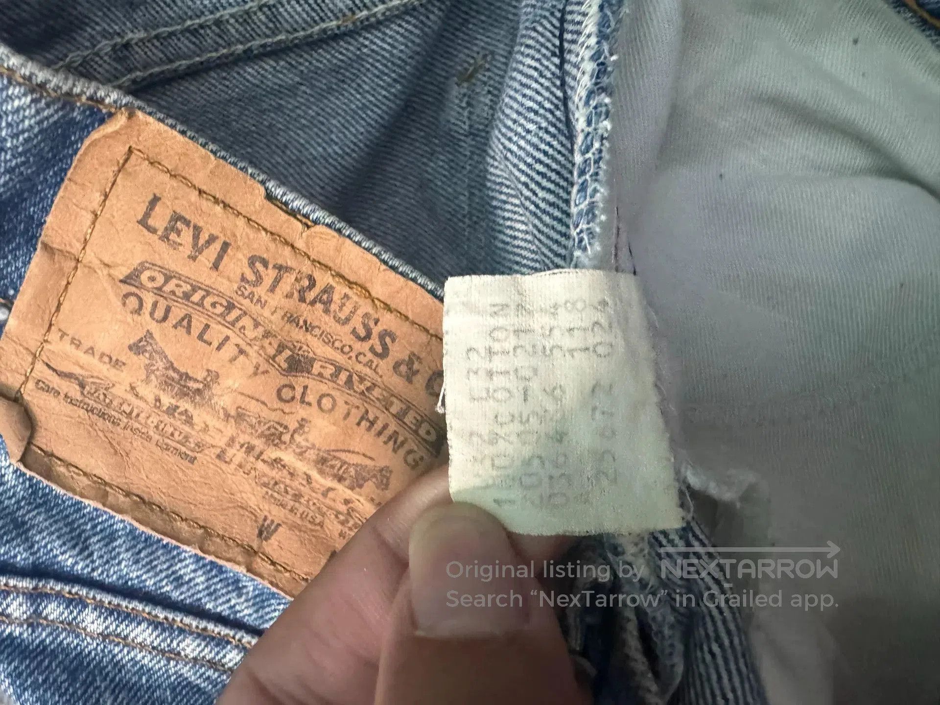 Levi's Vintage Levis 505 80s Blue Jeans. Size US 32 / EU 48 - 5 Thumbnail