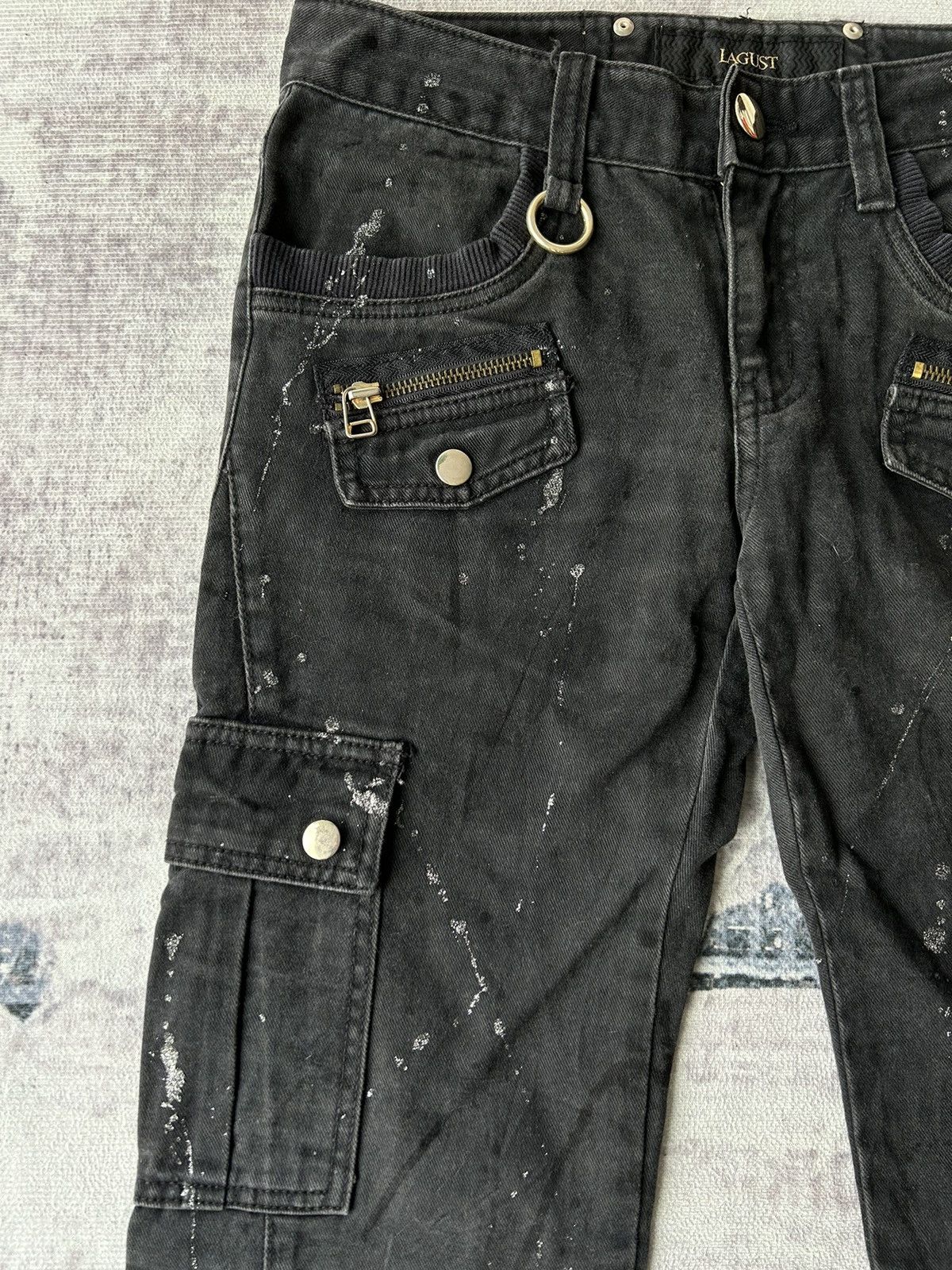 If Six Was Nine Cargo Painter Punk Styles Size US 30 / EU 46 - 6 Thumbnail