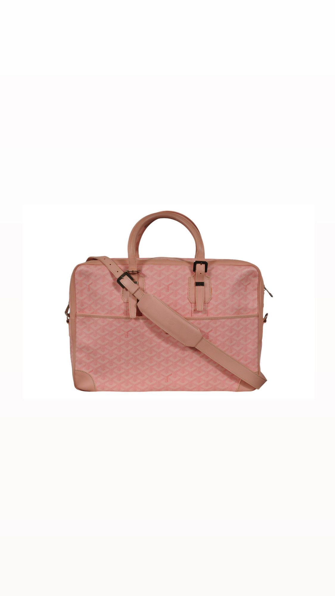 Goyard Crossbody Ambassade MM Pink Briefcase Messenger Bag - 00854 Size ONE SIZE - 1 Thumbnail