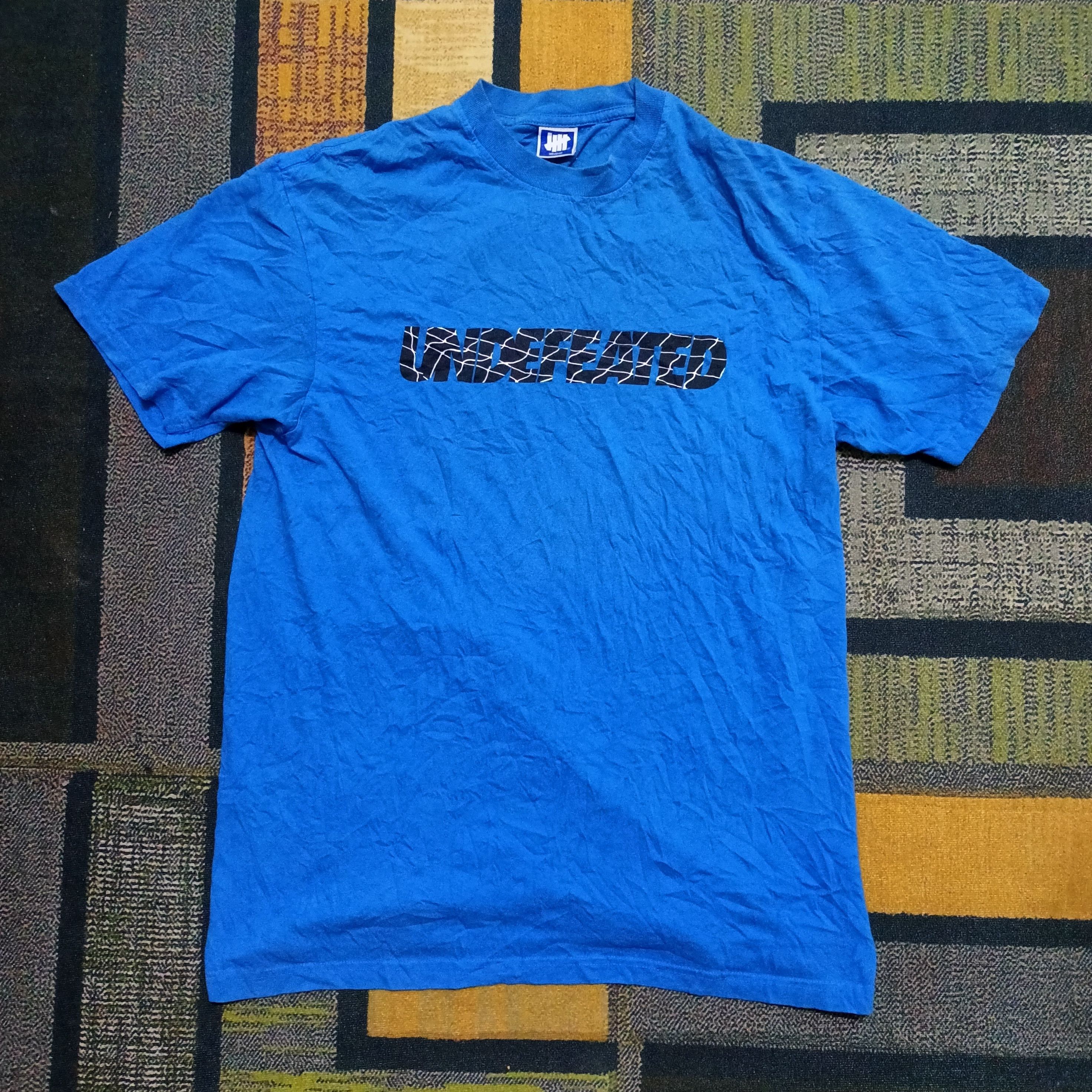 Undefeated UNDEFEATED Logo Blue T Shirts Size US M / EU 48-50 / 2 - 5 Thumbnail