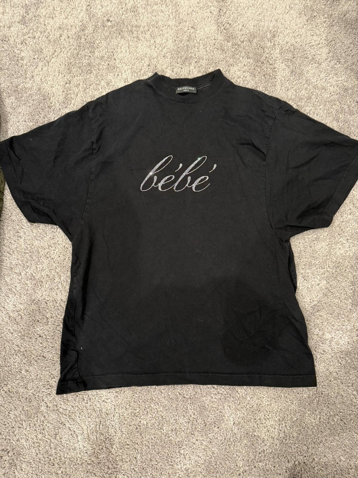 Balenciaga Balenciaga “Bebe” Black T Shirt | Grailed