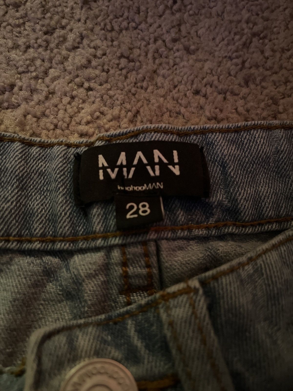 Vintage Blue 28 X 28 Work Jeans Size US 28 / EU 44 - 4 Thumbnail