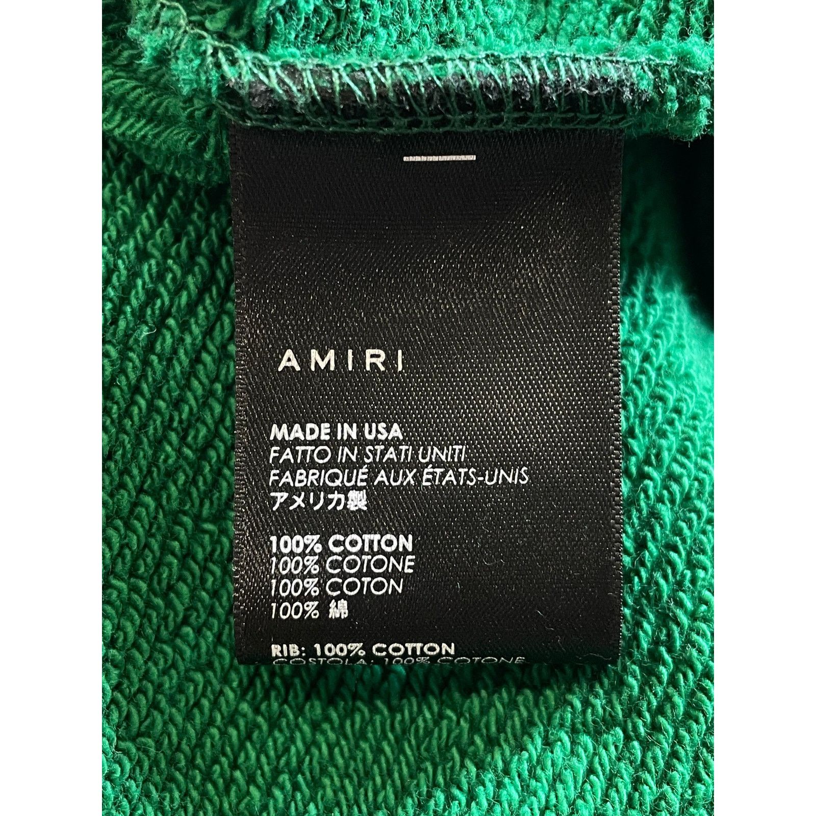 Amiri Amiri Healthy Green Crewneck Size US XL / EU 56 / 4 - 5 Thumbnail