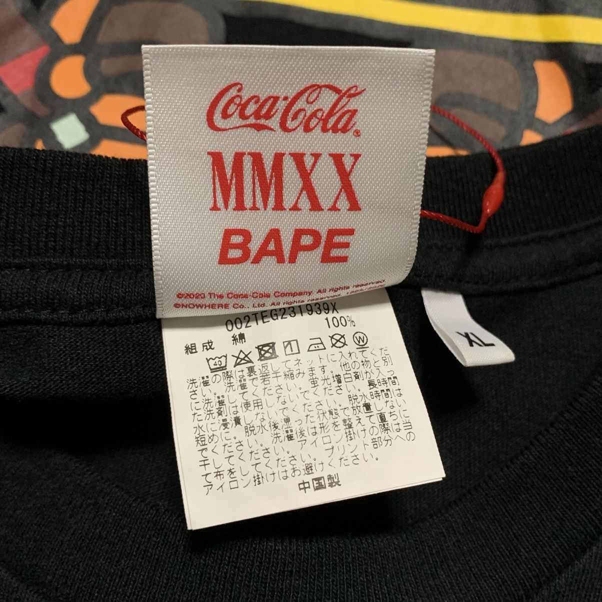 Bape Bape XL Coca Cola Baby Milo Black Tee A Bathing Ape Size US XL / EU 56 / 4 - 6 Thumbnail