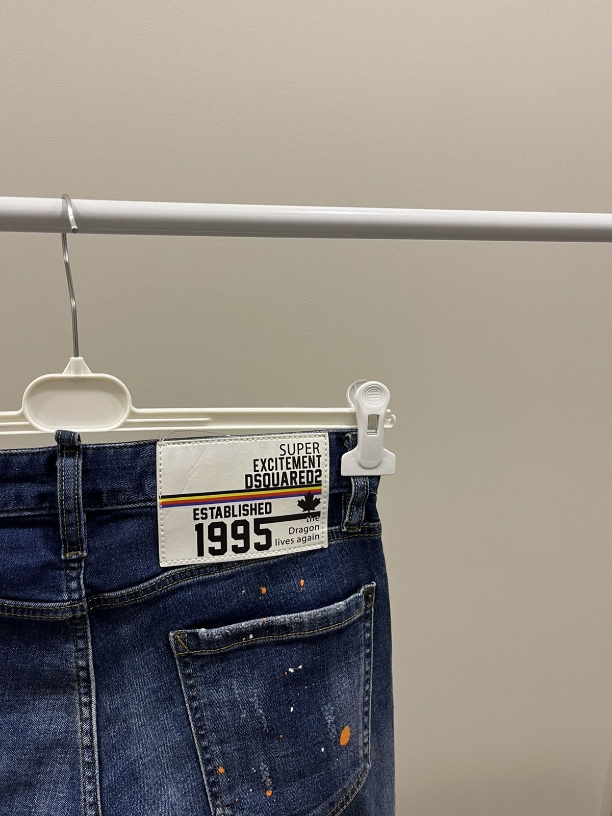 Dsquared2 90s DSQUARED 2 JEANS DENIM PANTS Y2k CHROME PUNK ROCK EMO AL Size US 28 / EU 44 - 7 Thumbnail