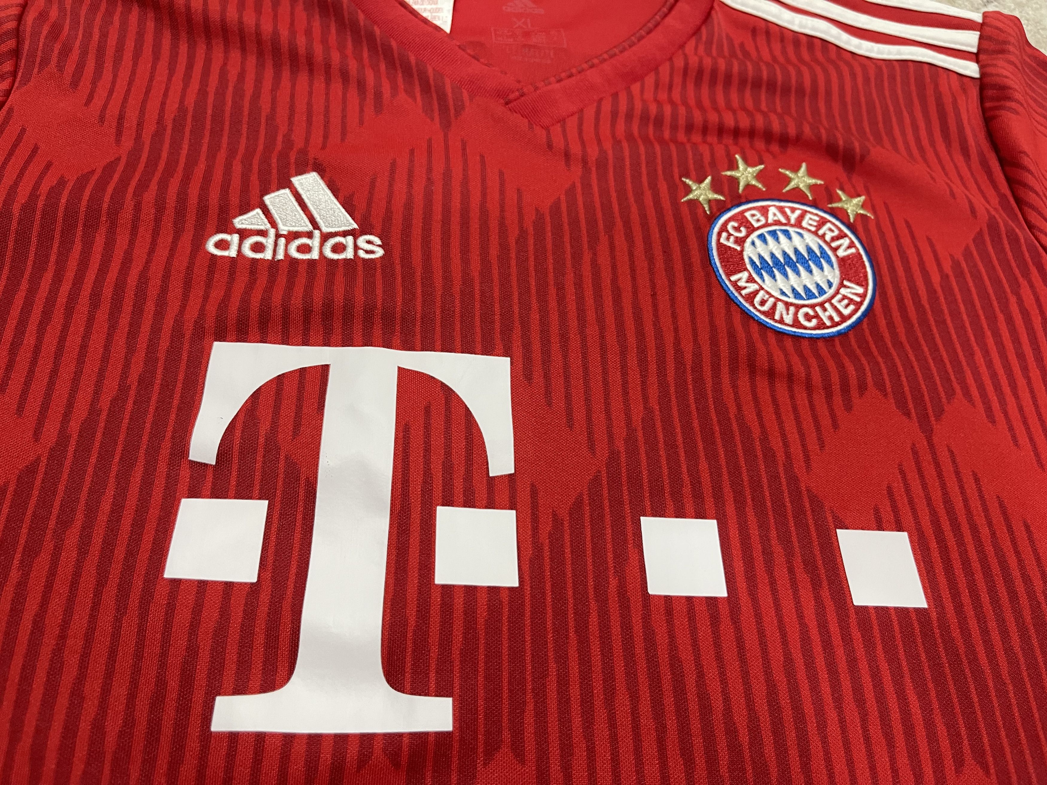 Adidas Adidas Bayern Munich Kids XL 2018/19 Tolisso #24 Red Size US S / EU 44-46 / 1 - 4 Thumbnail