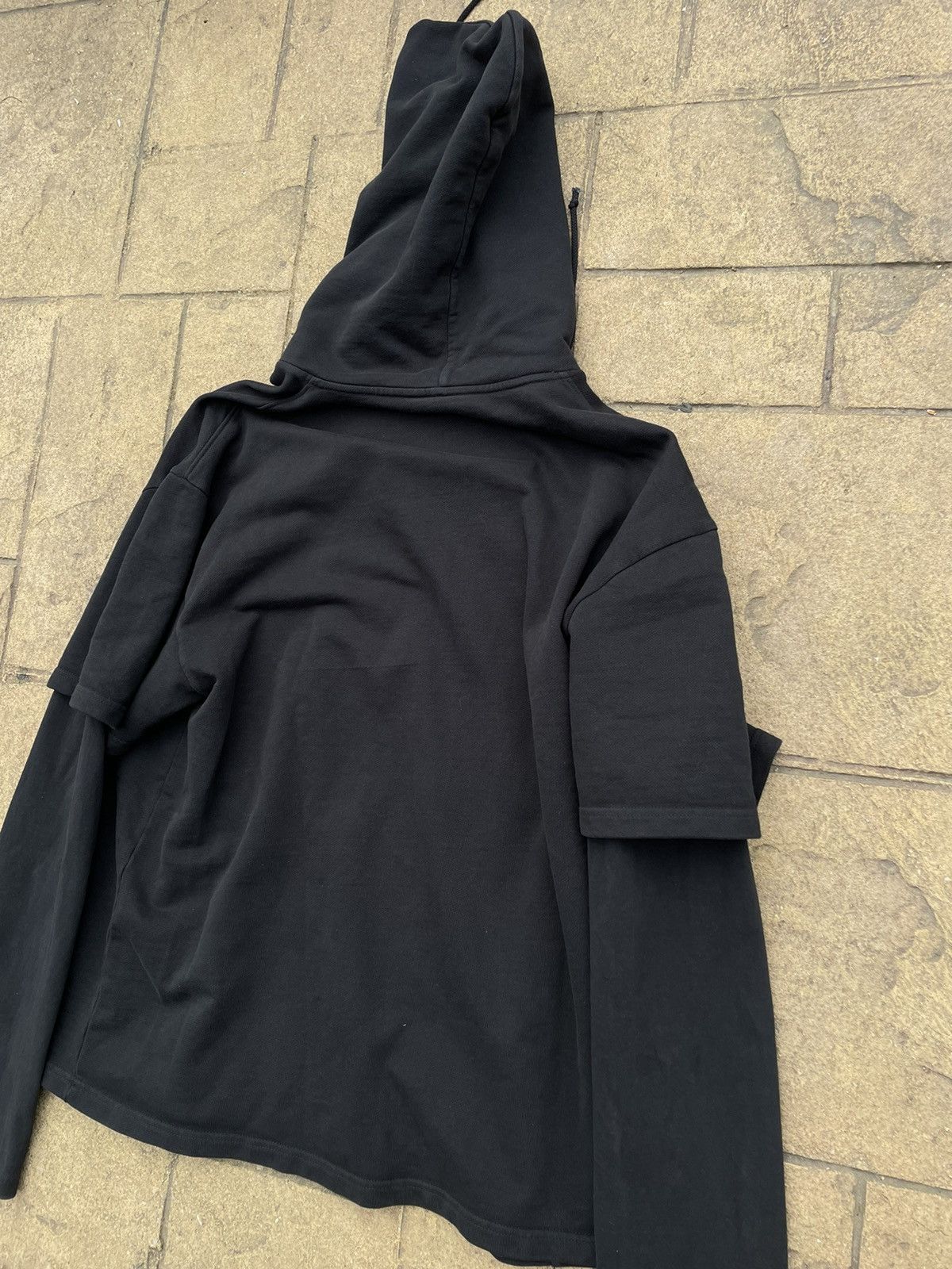 Balenciaga Balenciaga Yeezy Gap DMX Double Layered Hoodie SAMPLE Size US L / EU 52-54 / 3 - 6 Thumbnail