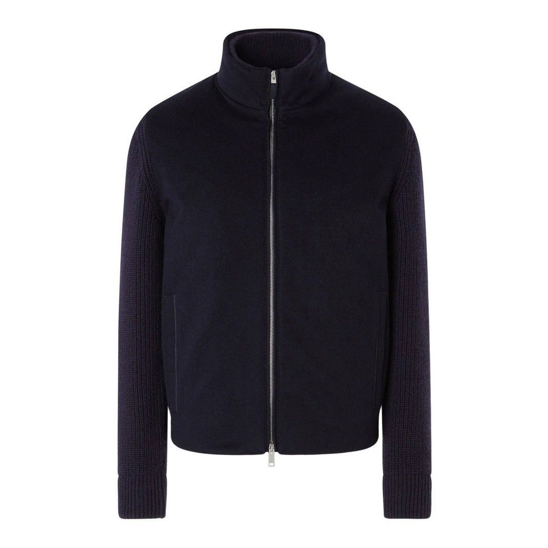 Zegna Cashmere Full Zip Navy Blue Cardigan (, Men's (Size Xl)
