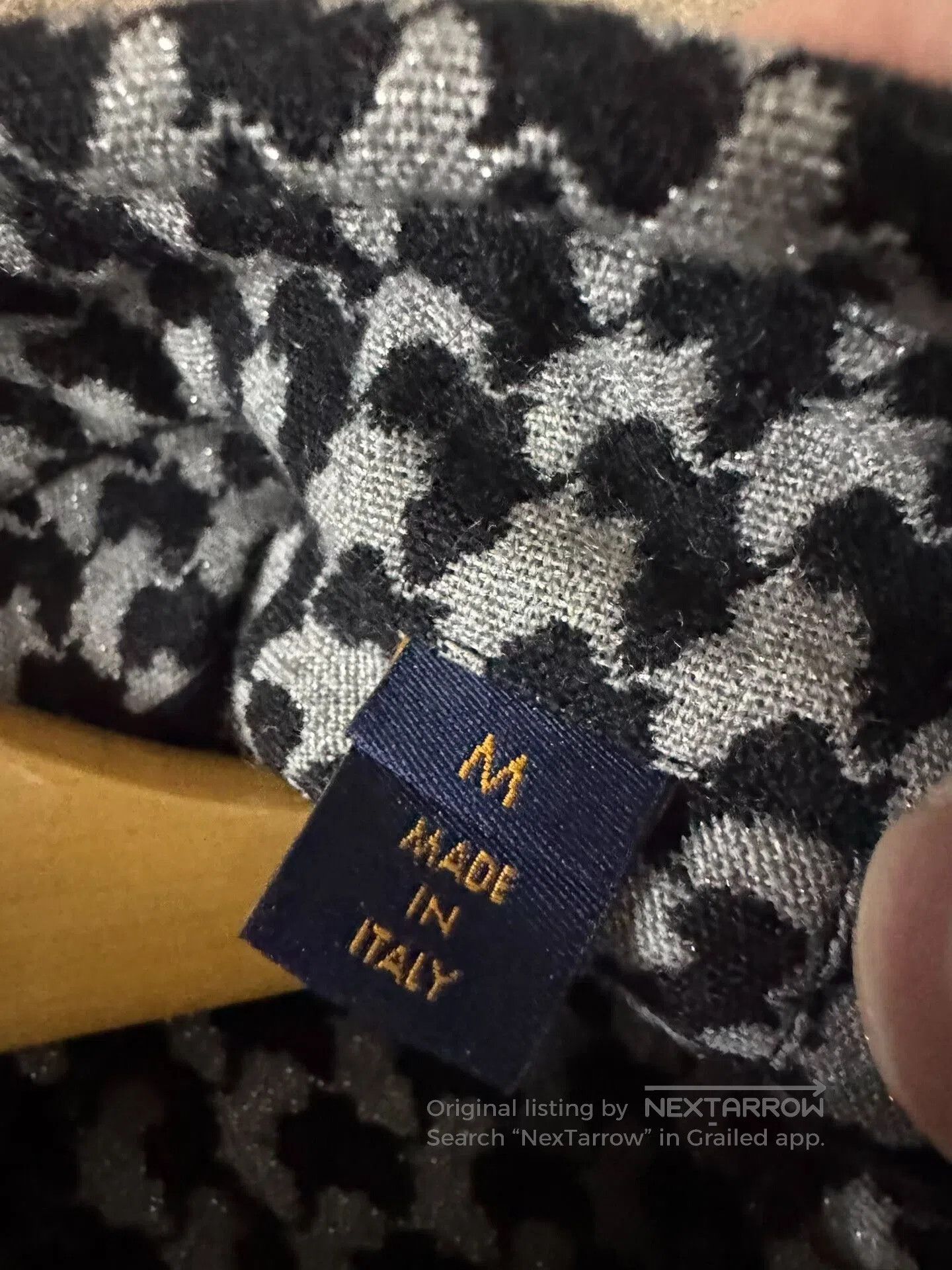 Paul Harnden Shoemakers black and white houndstooth shirt. Size US M / EU 48-50 / 2 - 3 Thumbnail
