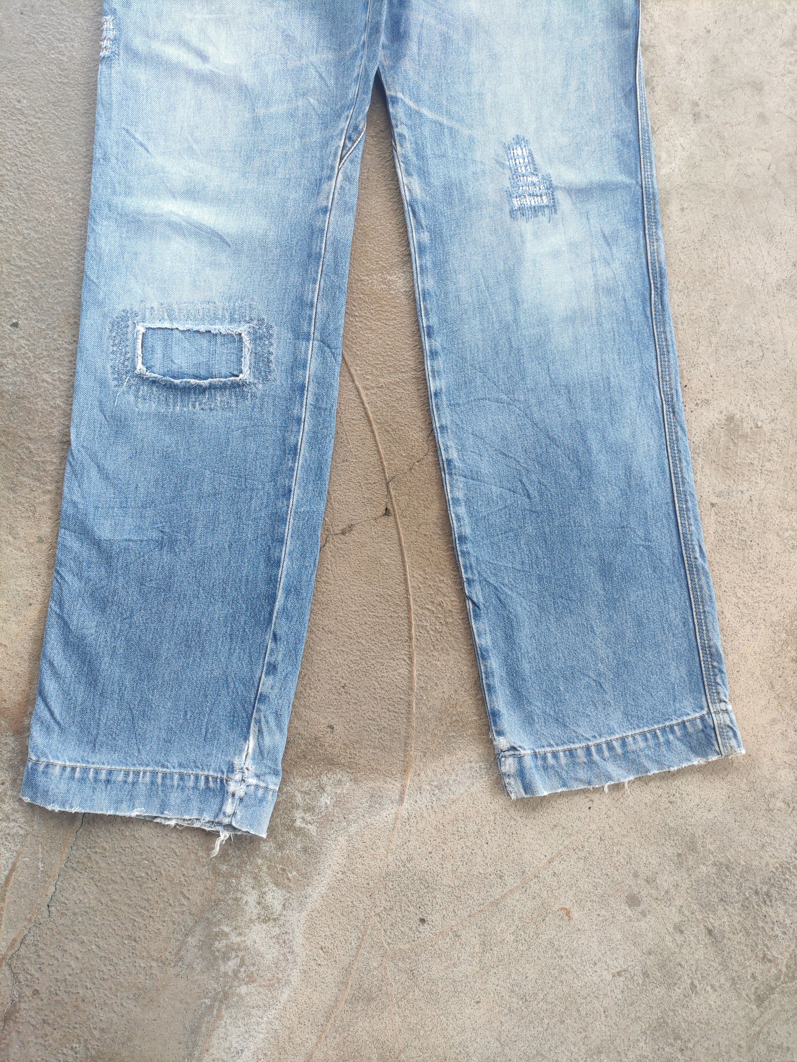 Diesel Vintage Diesel Button Jean Baggy Distressed Faded Denim Size US 36 / EU 52 - 4 Thumbnail