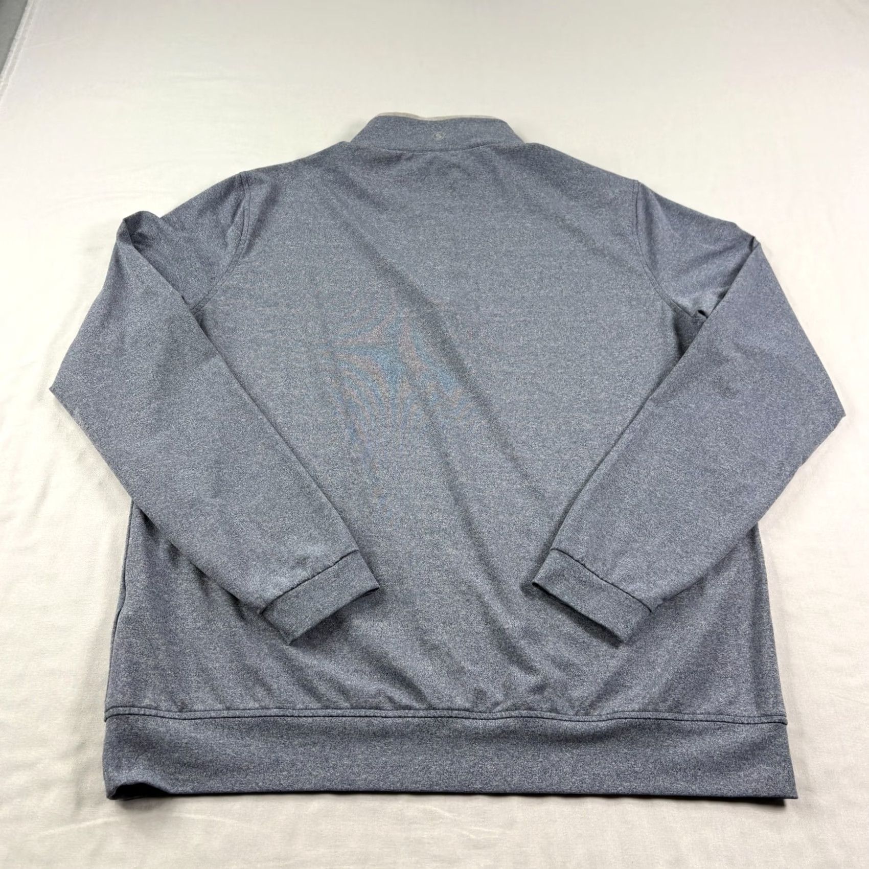 Vintage Stitch Golf Shirt Mens M Blue 1/4 Zip Pullover Regular Breathable Logo Casual Activewear Polyester Mock Neck Zip Size US M / EU 48-50 / 2 - 7 Thumbnail