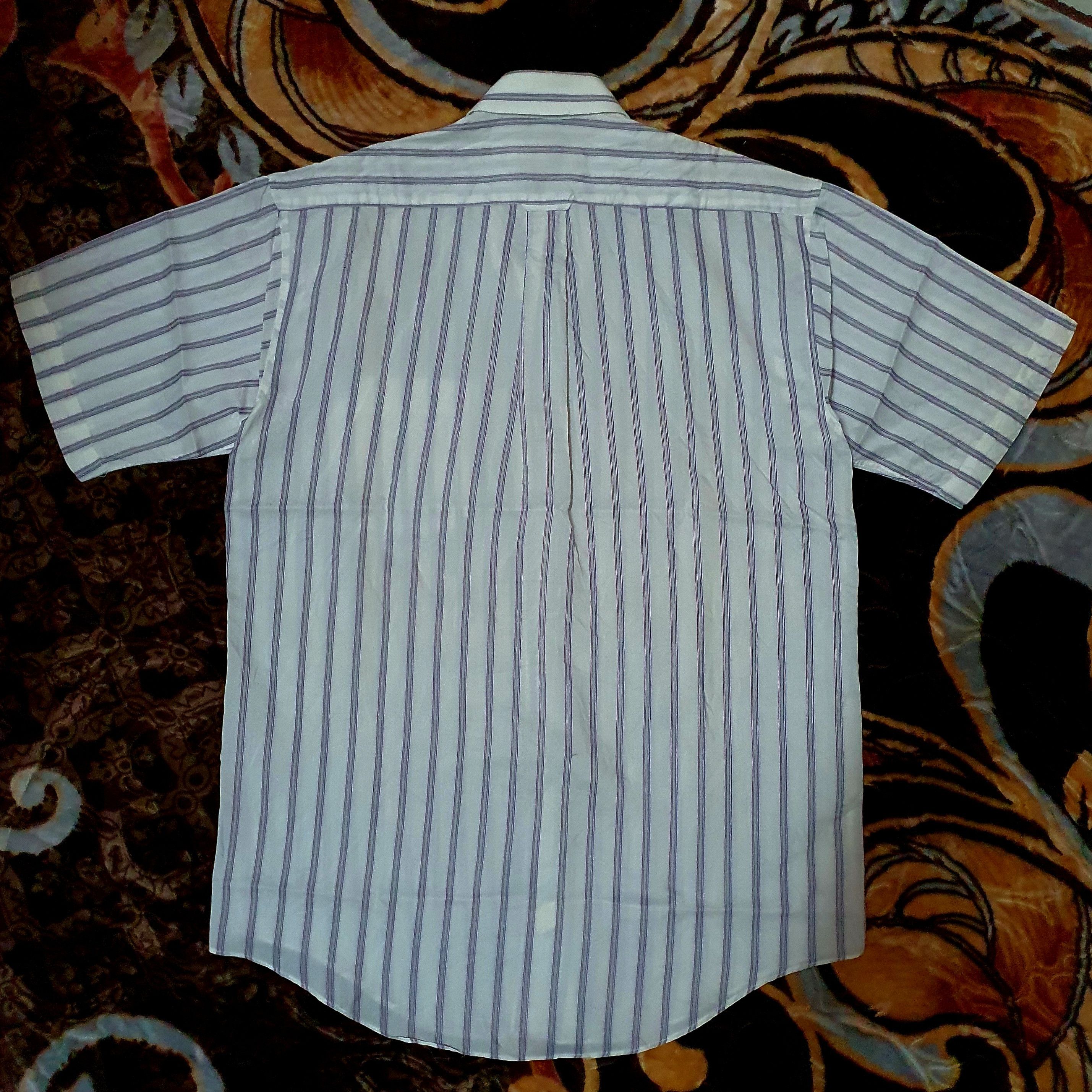 Balenciaga Balenciaga Paris - Vintage Multi-Stripes White Logo Shirts Size US M / EU 48-50 / 2 - 5 Thumbnail