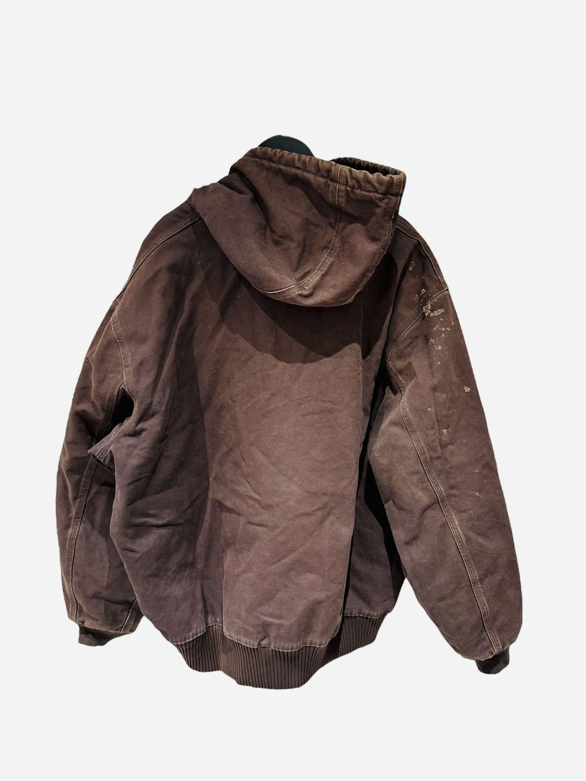 Carhartt Rare Vintage Distressed Carhartt Workwear Hooded Jacket Size US XXL / EU 58 / 5 - 5 Thumbnail