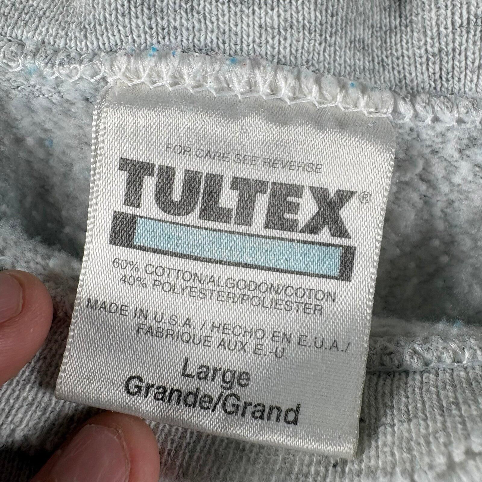 Tultex Vintage 90s Jesus Christian sweatshirt Size US L / EU 52-54 / 3 - 3 Thumbnail