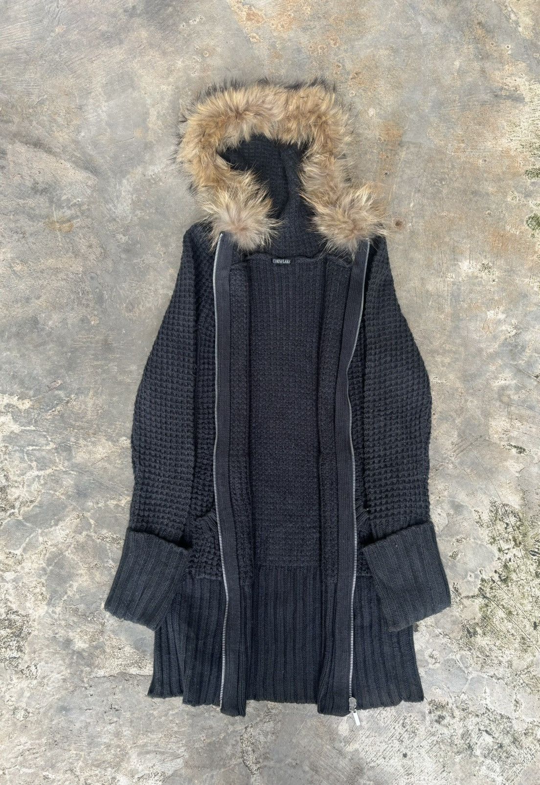 If Six Was Nine × Japanese Brand × Le Grande Bleu (L.G.B.) Fur Hoodie Cornflake Ifsixwasnine Lgb Style Size M / US 6-8 / IT 42-44 - 2 Thumbnail