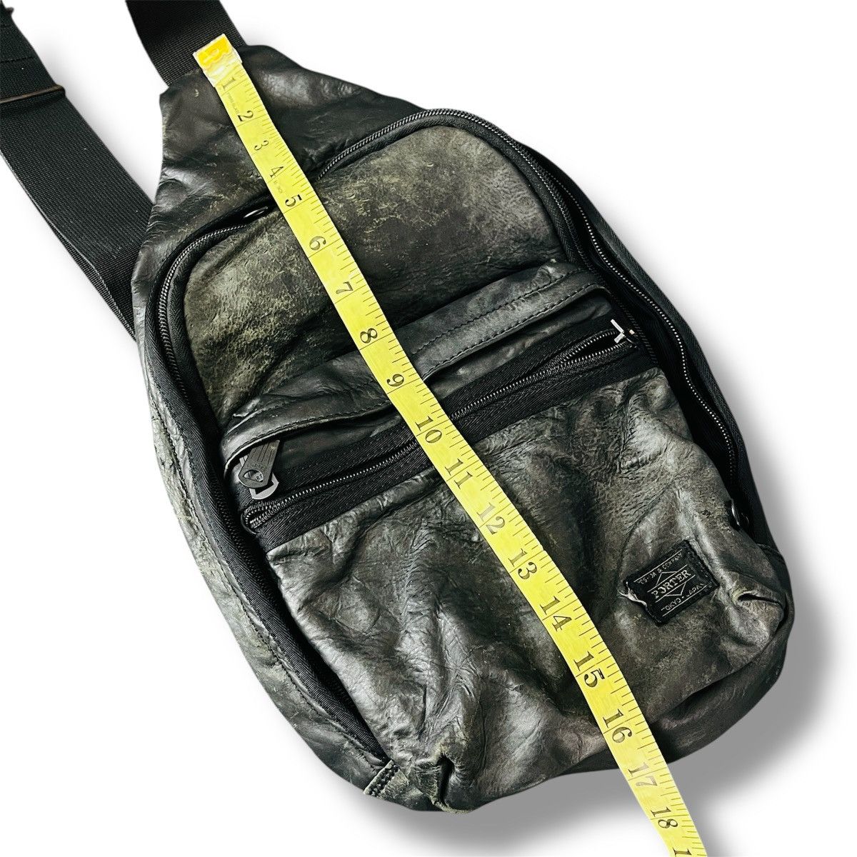 Porter × Vintage Vintage Wear And Tear PORTER Sling Bag Japan Size ONE SIZE - 16 Thumbnail