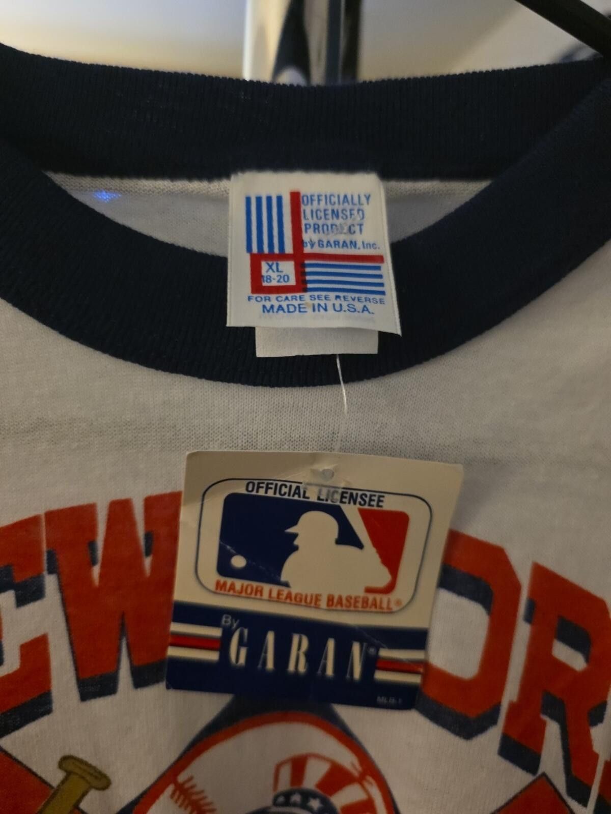New York Yankees New York Yankees 1980s Vintage With Tags Youth Xl Size ONE SIZE - 6 Thumbnail
