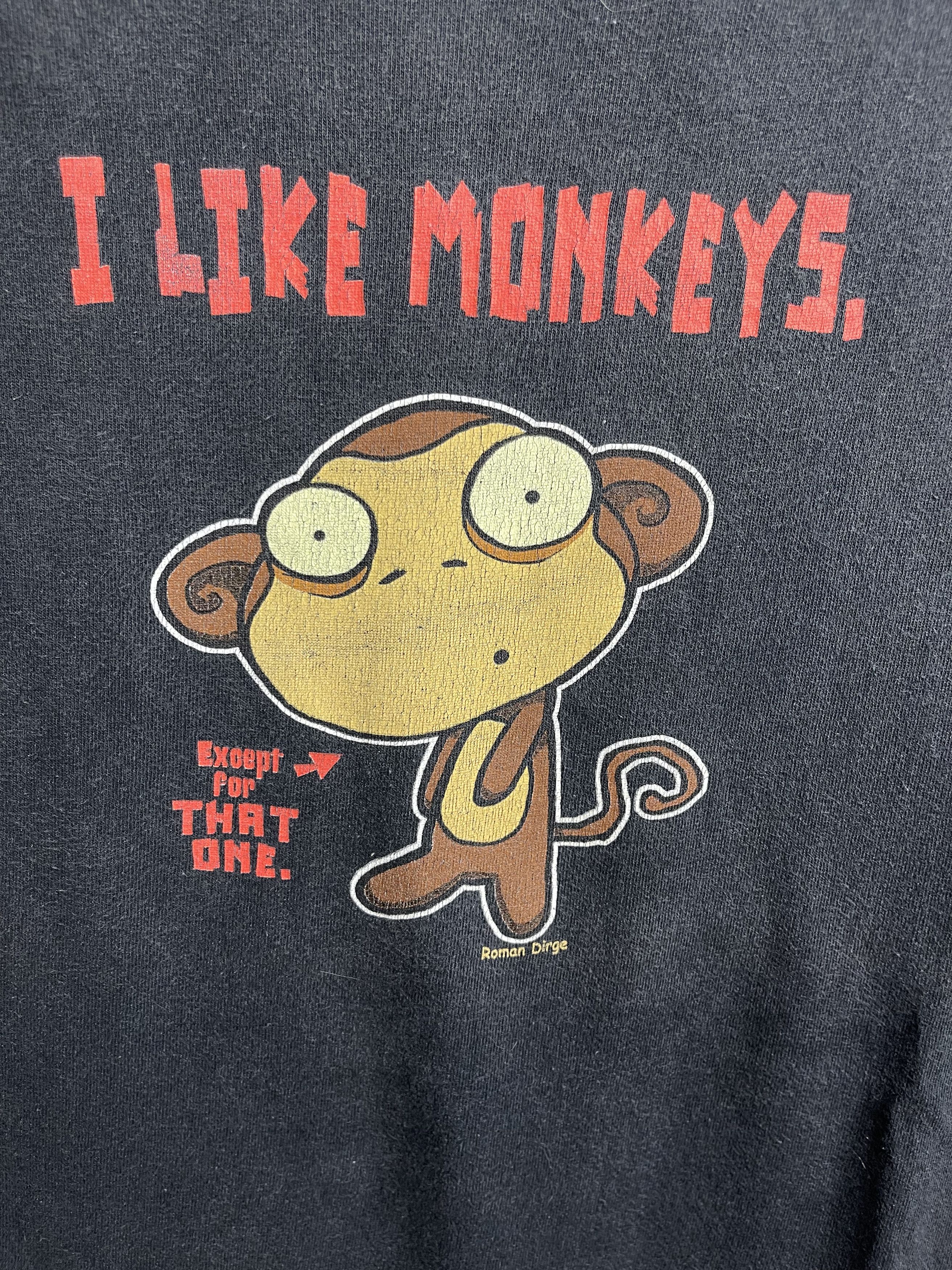 Vintage Vintage roman dirge I like Monkeys Just Not This One Tee XL Size US XL / EU 56 / 4 - 3 Thumbnail
