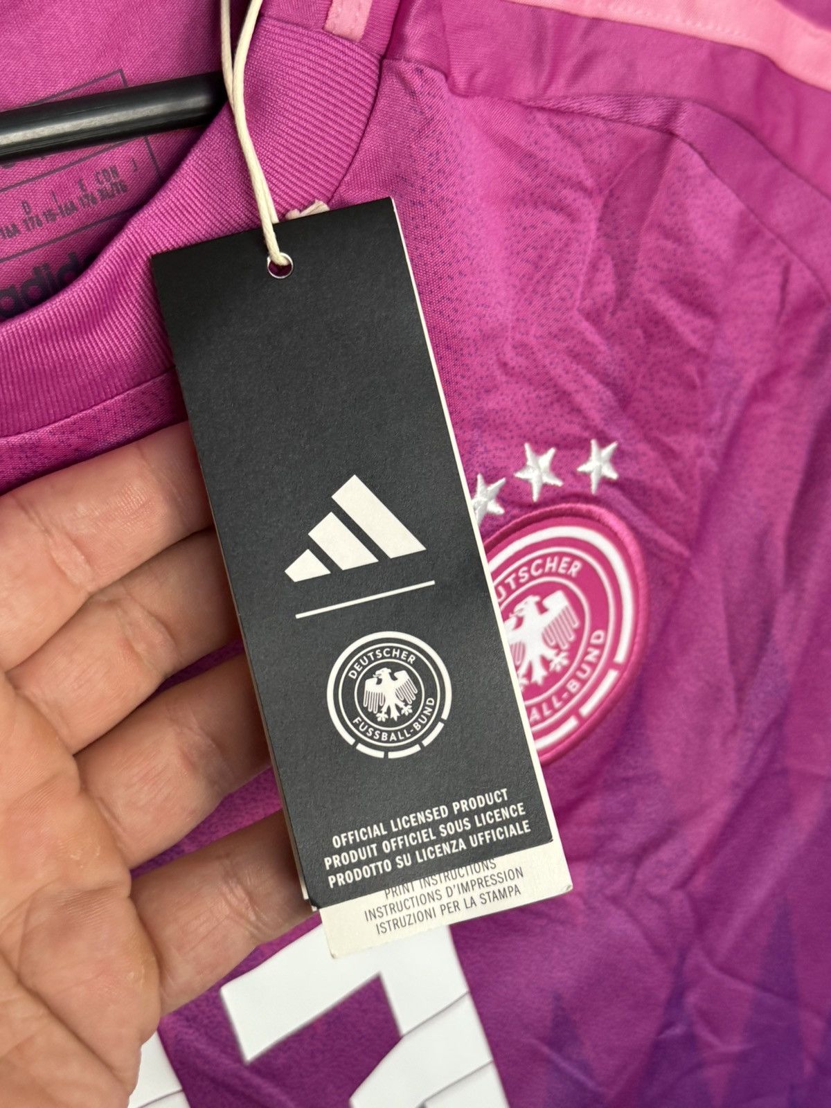 Adidas KIDS New Germany 2024 Away Muller Football Jersey T-Shirt Size US S / EU 44-46 / 1 - 11 Thumbnail