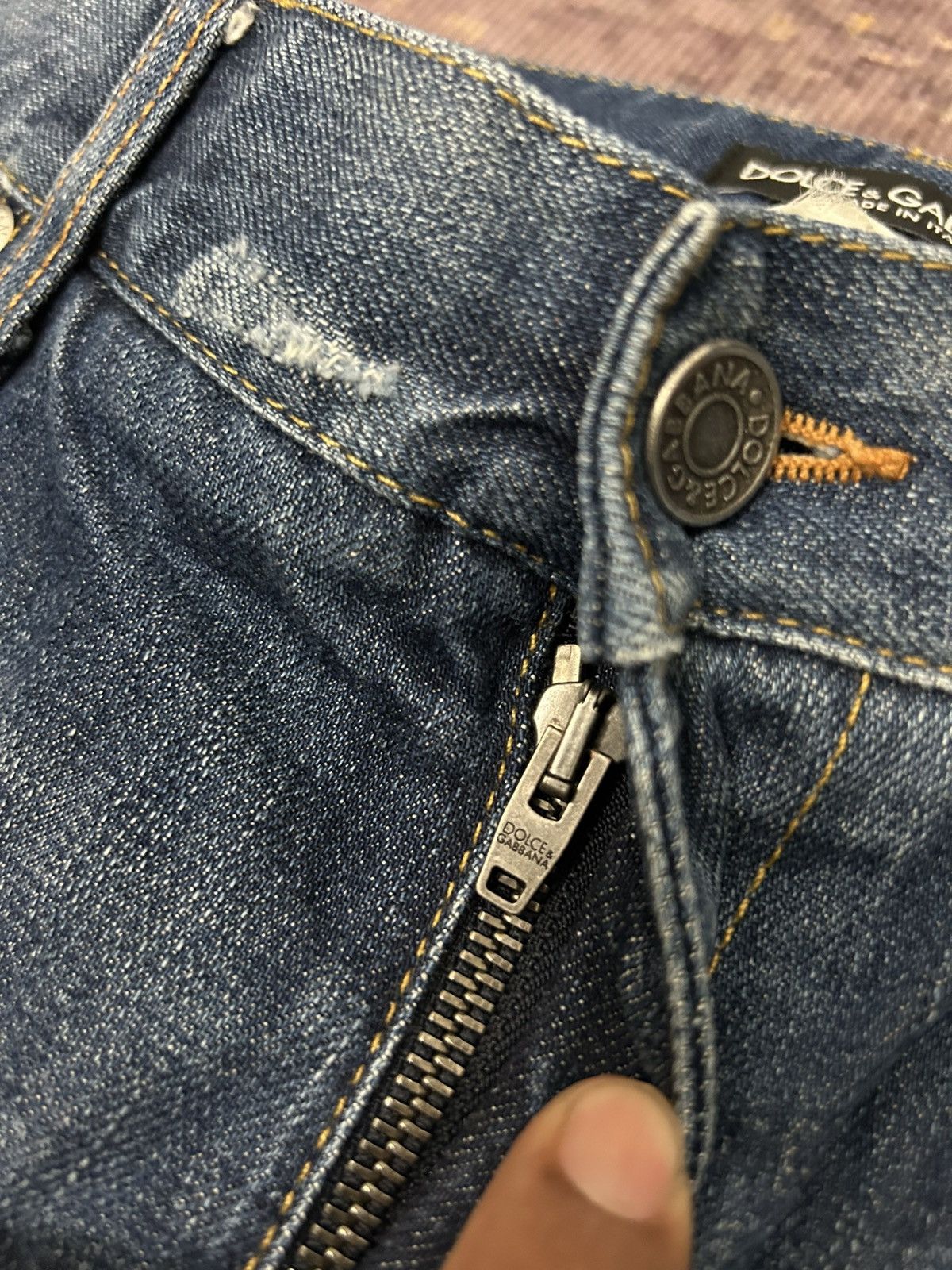 Dolce & Gabbana Dolce & Gabbana Distressed Jeans Size US 33 - 12 Thumbnail
