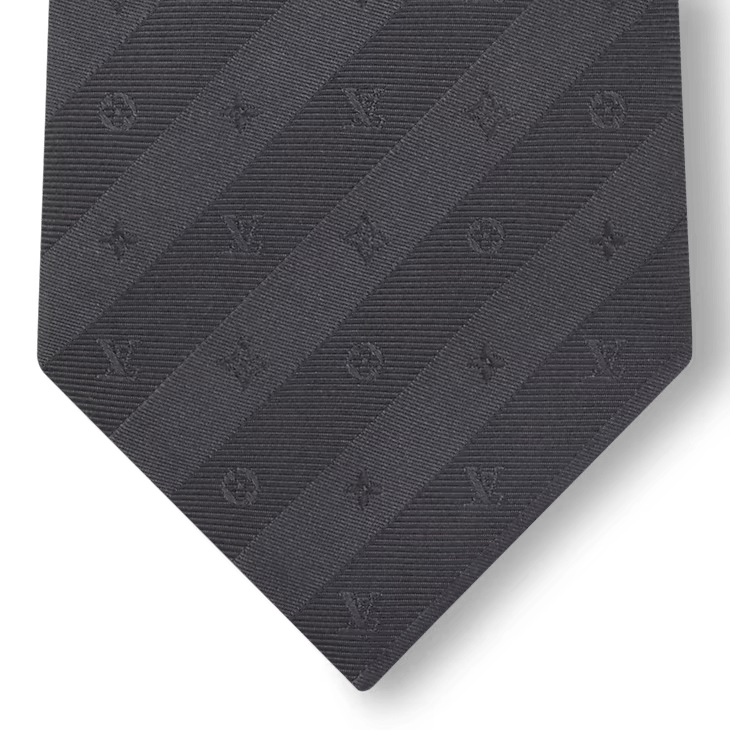 Louis Vuitton Monogram Stripy Tie Size ONE SIZE - 2 Thumbnail