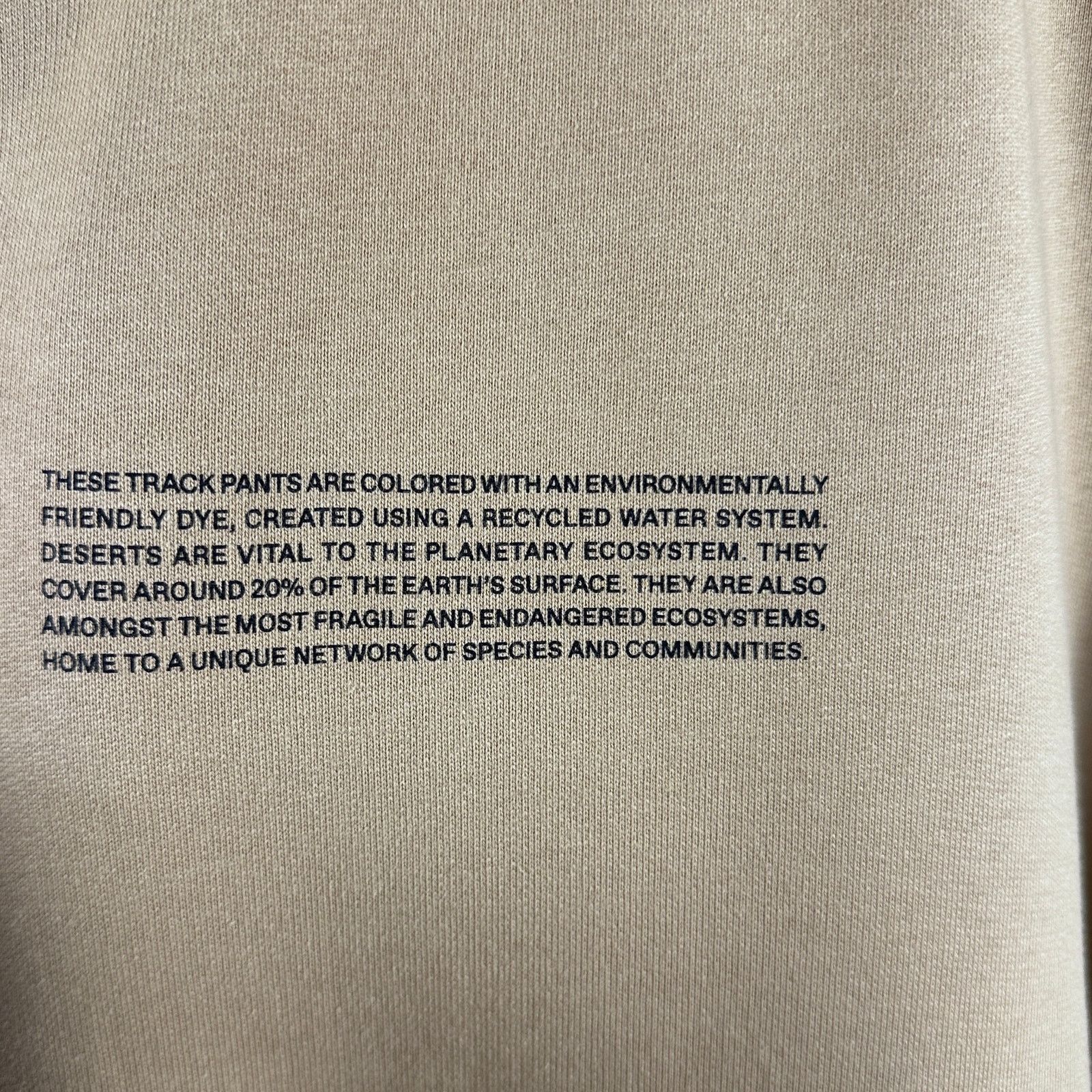 Pangaia Desert Tan Jogger Sweatpants Size US 36 / EU 52 - 3 Thumbnail