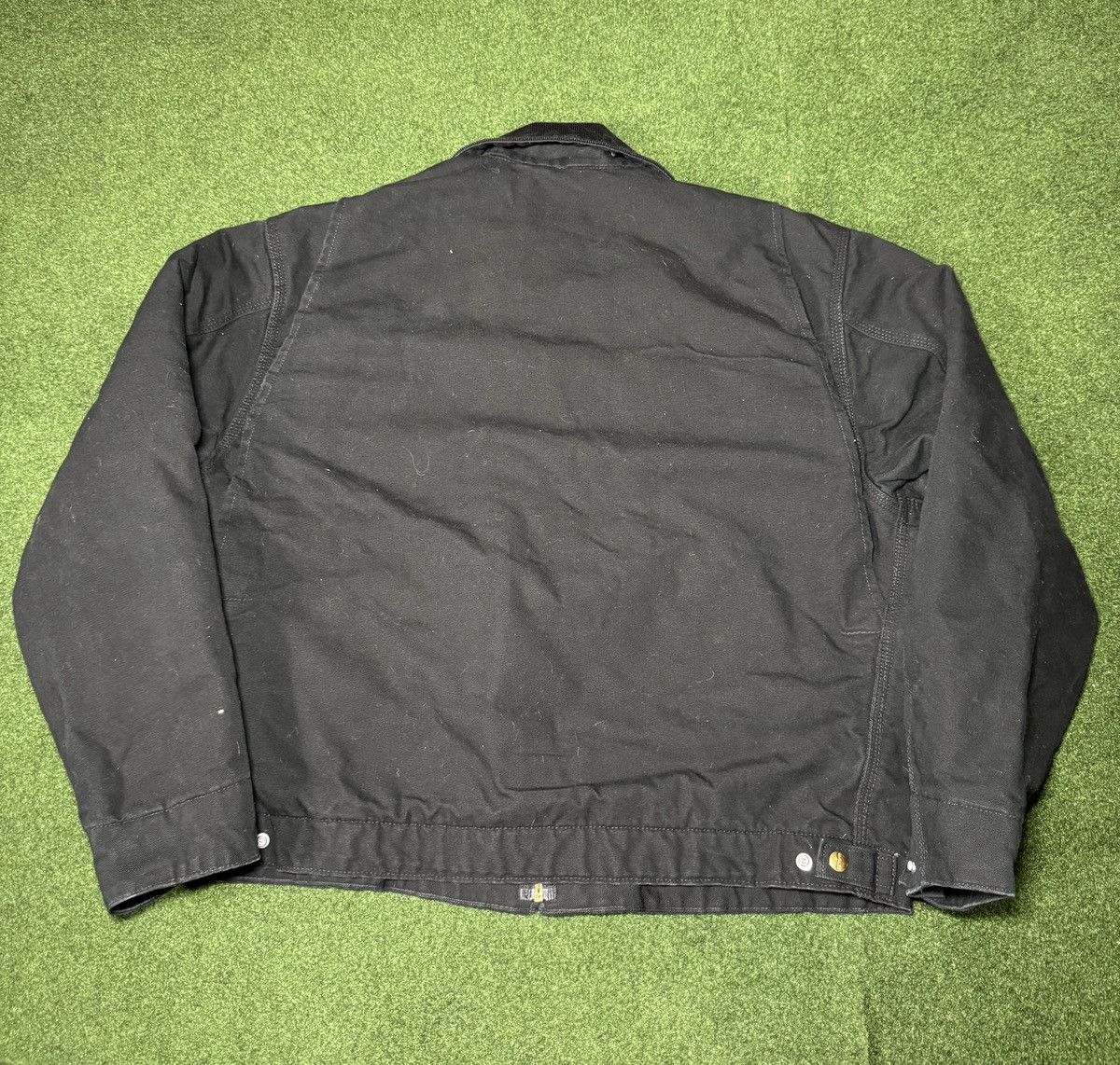 Carhartt × Vintage Vintage 90s Carhartt Detroit Black J01 J97 Full Zip Jacket Size US XL / EU 56 / 4 - 6 Thumbnail