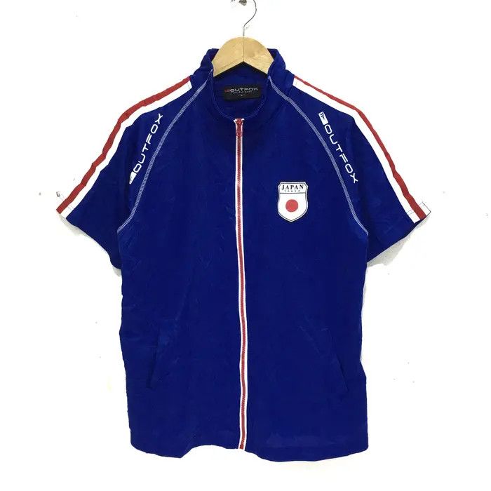 Vtg OUTFOX JAPAN National Team Jersey Shirt Football Sweater