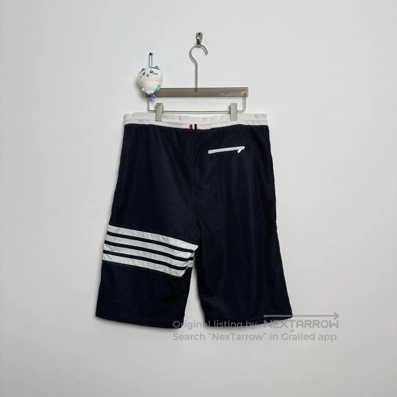 Thom Browne Thom Browne Tech Fabric Four-Stripe Shorts. Size US 26 / EU 42 - 2 Thumbnail