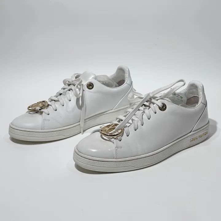 Louis Vuitton Louis Vuitton White Frontrow Sneakers for Women 0079 Size US 6 / IT 36 - 1 Thumbnail