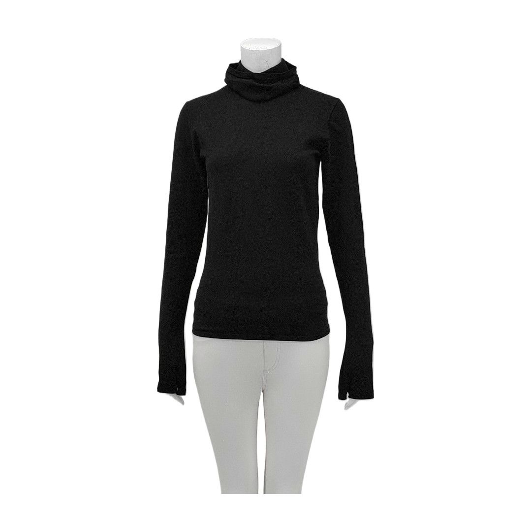 Balenciaga Balenciaga Modal Turtleneck Long Sleeve T-Shirt Size S Size US S / EU 44-46 / 1 - 1 Thumbnail