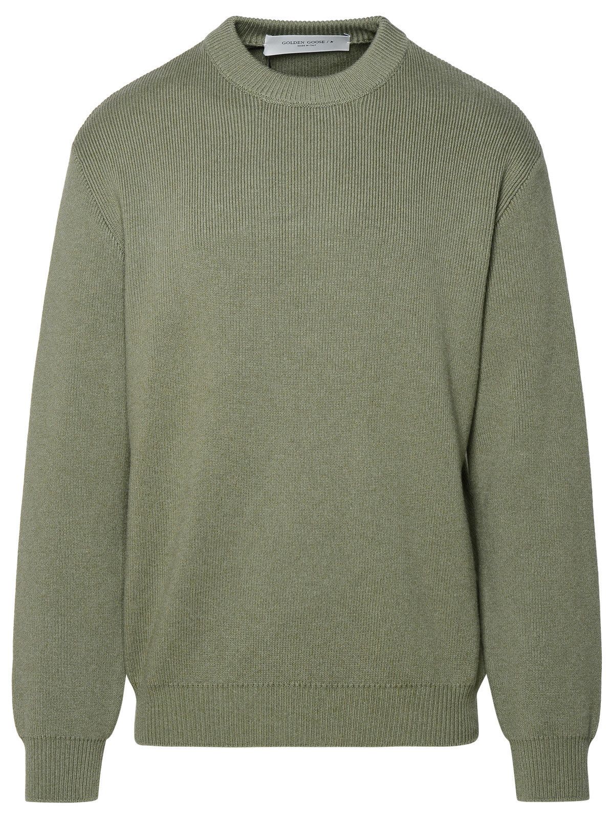 image of Golden Goose Green Cotton Blend Sweater, Men's (Size Small)