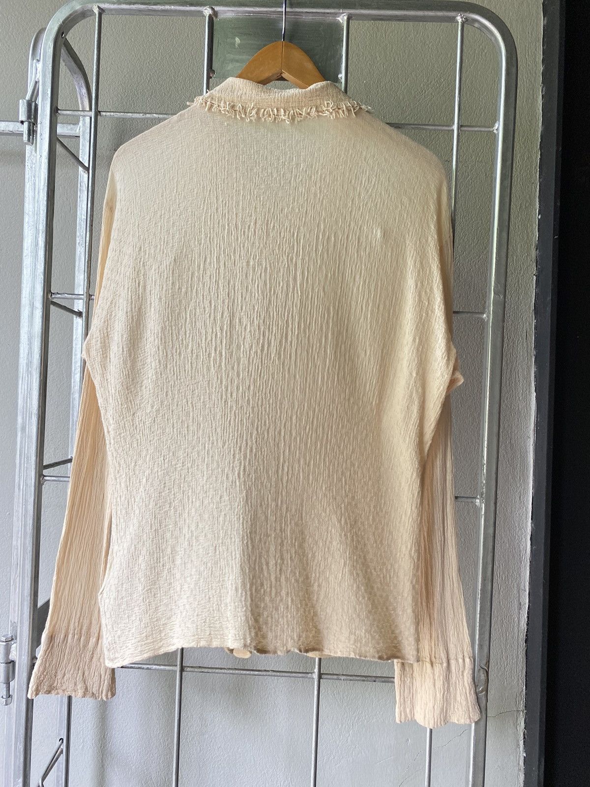 Issey Miyake Plantation pleated blouse shirt Size L / US 10 / IT 46 - 7 Thumbnail