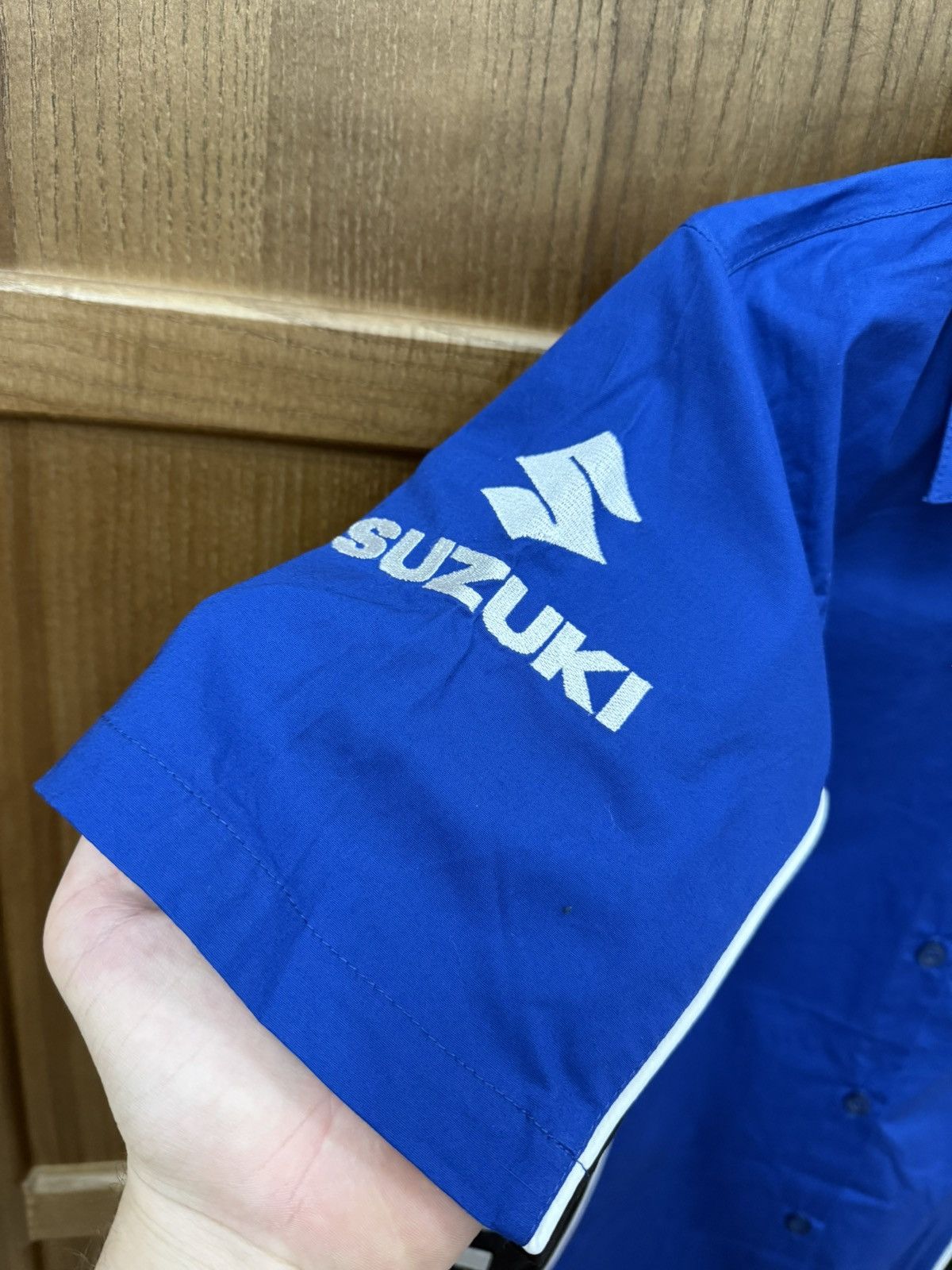 Formula 1 Suzuki Official Merchandise Blue Racing Button Up Shirt Size S / US 4 / IT 40 - 3 Thumbnail