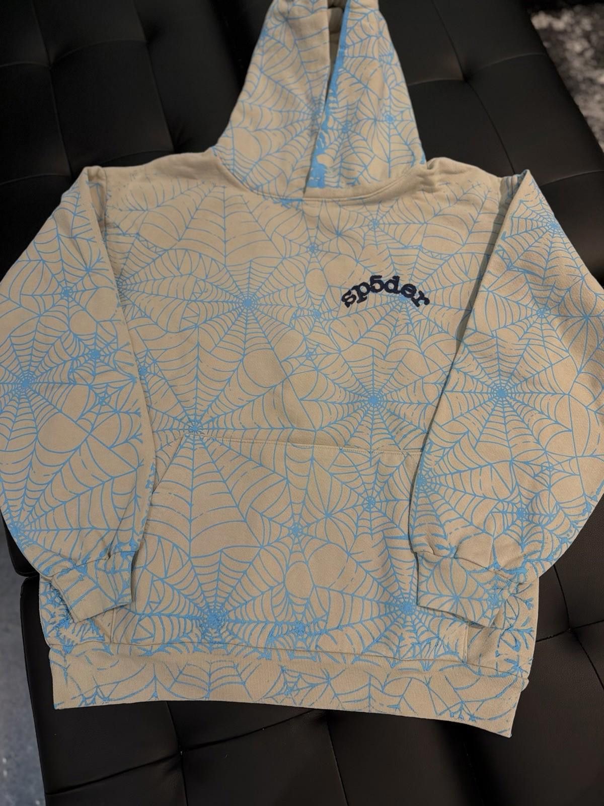 Sp5der Sp5der Worldwide Blue AOP WEB Hoodie Size (L) (NEW) Size US L / EU 52-54 / 3 - 2 Thumbnail