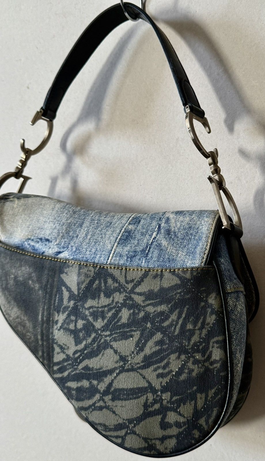 Dior Dior - John Galliano - SS2001 - Speedy way Denim -Saddle Bag Size ONE SIZE - 6 Thumbnail