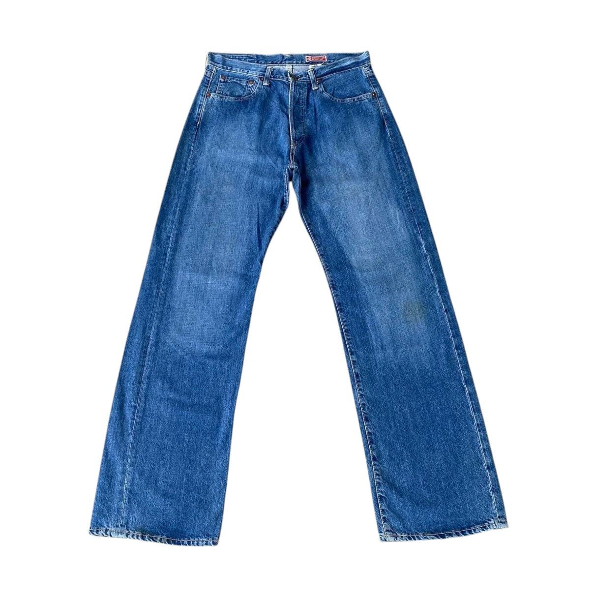 45rpm VINTAGE 90S 45RPM DENIM BLUEWASH STRAIGHT LEG Size US 30 / EU 46 - 1 Thumbnail