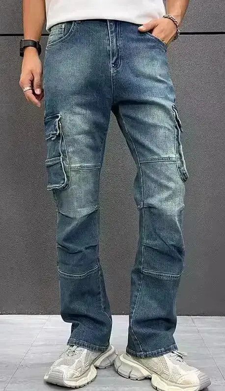 Japanese Brand Slim Fitting Straight Cargo Pant Size US 32 / EU 48 - 2 Thumbnail