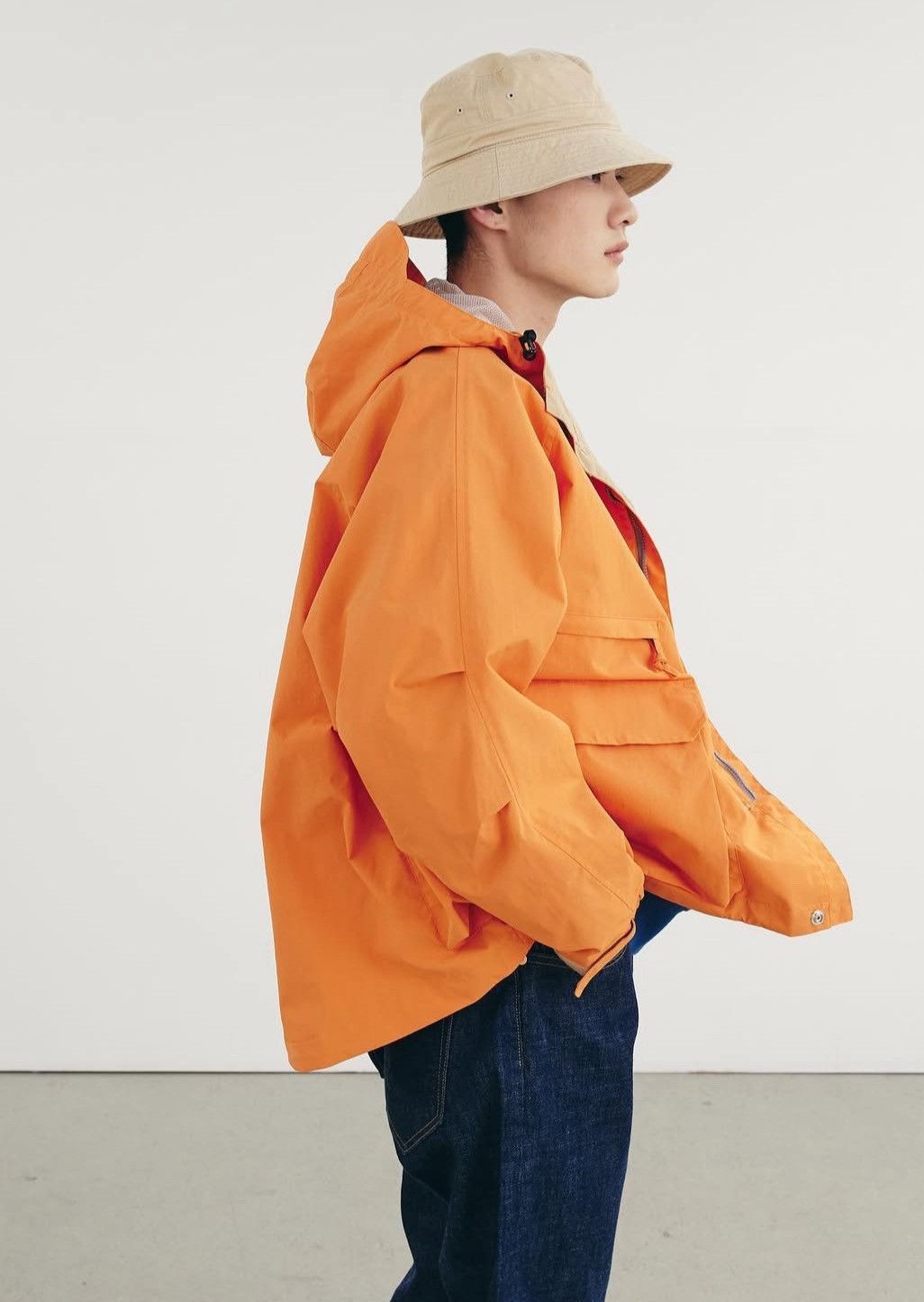 DAIWA PIER39 Outstanding & Co Hunting Hood Jacket Orange Size US XL / EU 56 / 4 - 17 Thumbnail
