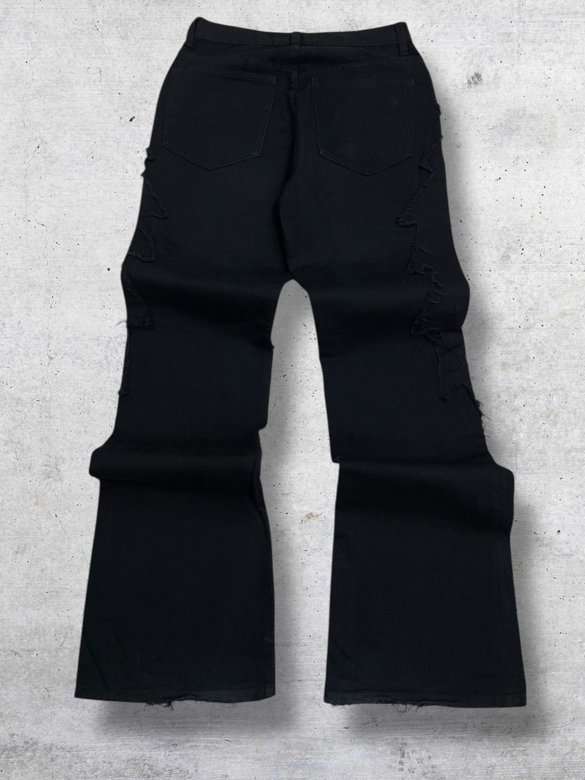 Tornado Mart VINTAGE AMORE PURE JAPAN 1990S RARE ZIGZAG AVANTGARDE DENIM Size US 27 - 8 Thumbnail